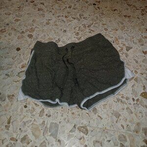 Athletic Women's Running Shorts L (12-14) Grayish Green